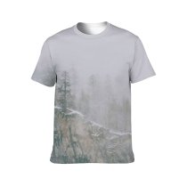 yanfind Adult Full Print T-shirts (men And Women) Altitude Atmosphere Blizzard Daytime Fog Forest Formation Freeze Frost Frozen Gloomy Highland