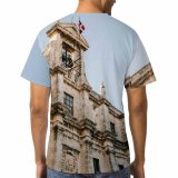 yanfind Adult Full Print T-shirts (men And Women) Aged Ancient Architecture Attract Authentic Sky Building Burial City Classic Column Construction