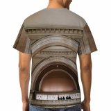 yanfind Adult Full Print T-shirts (men And Women) Aged America Anonymous Arch Architecture Art Balcony Building Ceiling City Classic Colonnade
