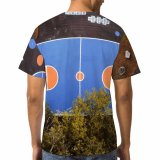 yanfind Adult Full Print T-shirts (men And Women) Action Active Aerial Basket Basketball Competition Construction Court Drone Entertain Exercise Foliage