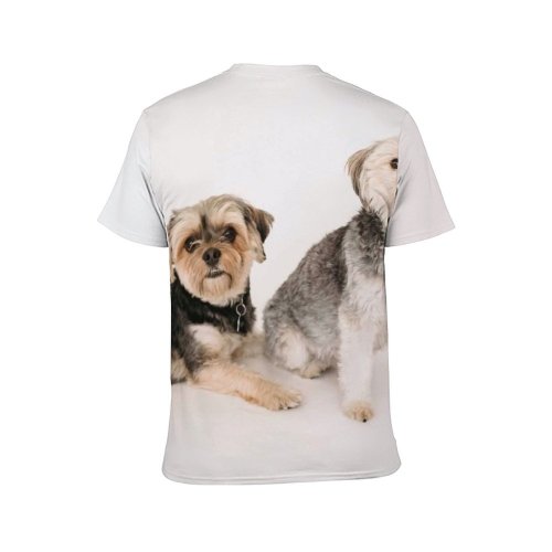 yanfind Adult Full Print T-shirts (men And Women) Adorable Calm Cool Creature Cute Dog Dreamy Fauna Fluff Friendly Funny