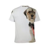 yanfind Adult Full Print T-shirts (men And Women) Adorable Attention Attentive Space Creature Doctor Dog Fluff Funny Fur Game Gaze