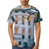 yanfind Adult Full Print T-shirts (men And Women) Aged Architecture Art Autumn Branch Building Bust City Daytime Entrance Exterior Facade