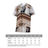 yanfind Adult Full Print T-shirts (men And Women) Accommodation Aged Apartment Architecture Attic Building Calm City Classic Cloudy Construction