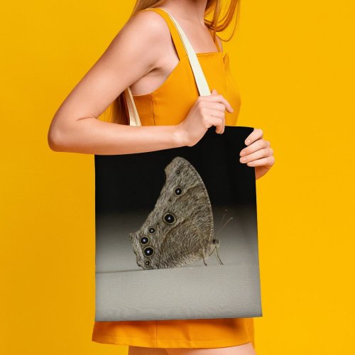 yanfind Great Martin Canvas Tote Bag Double Butterfly Insect Invertebrate Moth Grey Public Domain white-style1 38×41cm
