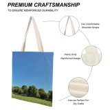 yanfind Great Martin Canvas Tote Bag Double Field Grassland Outdoors Countryside Farm Rural Grass Plant Meadow Arrow Valley Country white-style1 38×41cm