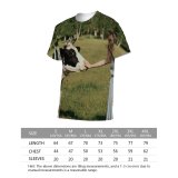 yanfind Adult Full Print T-shirts (men And Women) Agriculture Anonymous Beautiful Caress Cattle Cow Dairy Dress Farm Farmland Female