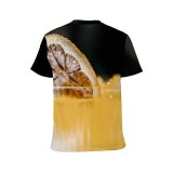 yanfind Adult Full Print T-shirts (men And Women) Alcohol Bar Cocktail Cool Crushed Details Dried Fruit Garnish Glass