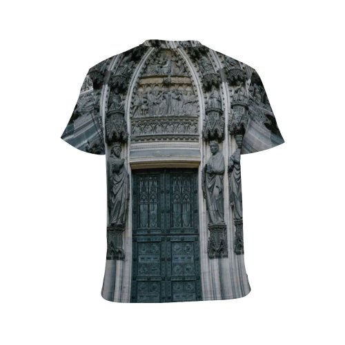 yanfind Adult Full Print T-shirts (men And Women) Aged Ancient Arch Arched Architecture Art Attract Bas Relief Cathedral Catholic Cologne