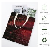 yanfind Great Martin Canvas Tote Bag Double Canvas Outdoors Art Abstract Ornament Fractal Graphics Rug Texture white-style1 38×41cm