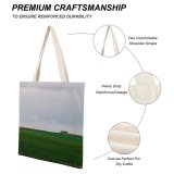 yanfind Great Martin Canvas Tote Bag Double Field Grassland Outdoors Grass Plant Countryside Land Sky Farm Meadow Rural Stock white-style1 38×41cm