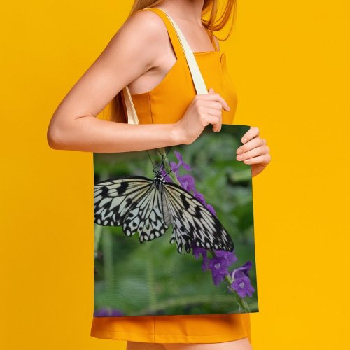 yanfind Great Martin Canvas Tote Bag Double Butterfly Insect Invertebrate Birds Monarch Kite Tree Nymph Idea Leuconoe Nymphalidae Rice white-style1 38×41cm