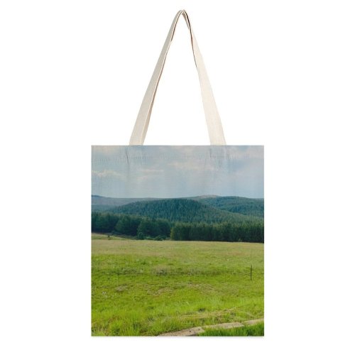 yanfind Great Martin Canvas Tote Bag Double Field Grassland Outdoors Countryside Farm Rural Meadow Pasture R Africa Land Ranch white-style1 38×41cm