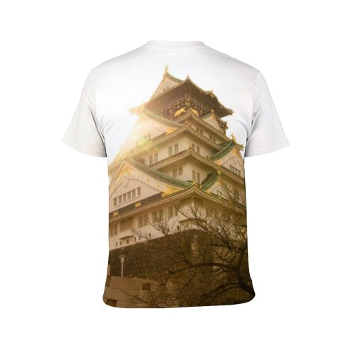 yanfind Adult Full Print T-shirts (men And Women) Aged Ancient Architecture Attract Authentic Building Castle Classic Construction Destination