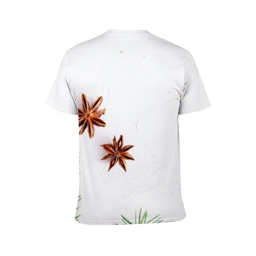 yanfind Adult Full Print T-shirts (men And Women) Advent Christmas December Decoration Fir Happy Holidays Season Interior Design Leaf