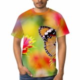 yanfind Adult Full Print T-shirts (men And Women) 4k Bloom Blooming Butterfly Delicate Desktop Flower Garden Flowers Focus