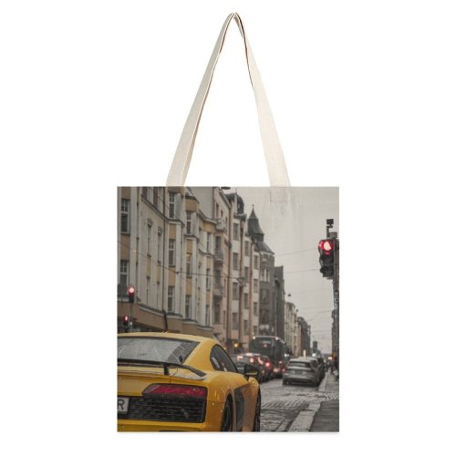 yanfind Great Martin Canvas Tote Bag Double Car Automobile Transportation Vehicle Light Traffic Tire Machine Wheel Sports Alloy Spoke white-style1 38×41cm