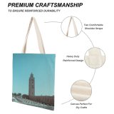 yanfind Great Martin Canvas Tote Bag Double Building Architecture Monument Steeple Spire Lighthouse Dome Column Pillar Obelisk white-style1 38×41cm