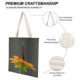 yanfind Great Martin Canvas Tote Bag Double Butterfly Insect Invertebrate Plant Monarch Flower Bee Honey Geranium Asteraceae white-style1 38×41cm