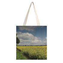 yanfind Great Martin Canvas Tote Bag Double Field Grassland Outdoors Countryside Farm Meadow Rural white-style1 38×41cm