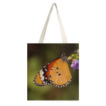 yanfind Great Martin Canvas Tote Bag Double Butterfly Insect Invertebrate Monarch Tirupati Andhra Pradesh India Lamp Photooftheday Daytime Time white-style1 38×41cm