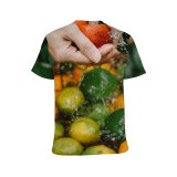 yanfind Adult Full Print T-shirts (men And Women) Anonymous Basin Blurred Citrus Crop Delicious Female Foliage From