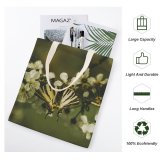 yanfind Great Martin Canvas Tote Bag Double Butterfly Flower Insect Invertebrate Plant Petal Bee Honey Birds Monarch Spring white-style1 38×41cm