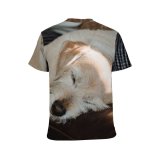 yanfind Adult Full Print T-shirts (men And Women) Adorable Anonymous Apartment Asleep Blurred Calm Casual Chill Comfort Couch Cozy