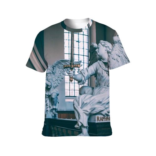 yanfind Adult Full Print T-shirts (men And Women) Aged Altarpiece Angel Arched Architecture Attract Baroque Basilica Belief Building Calm Cathedral