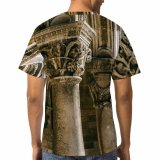 yanfind Adult Full Print T-shirts (men And Women) Aged Arched Architecture Attract Building Carve Classic Column Construction Croatia Decor