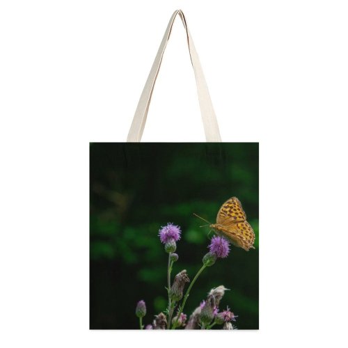 yanfind Great Martin Canvas Tote Bag Double Butterfly Insect Invertebrate Schnbuch Tübingen Deutschland Bee Honey Monarch Flower Plant white-style1 38×41cm