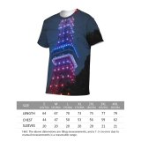yanfind Adult Full Print T-shirts (men And Women) Amazing Attract Beautiful Colorful Construction Creative Decoration Design Detail Electric Famous Festive