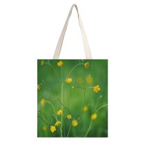 yanfind Great Martin Canvas Tote Bag Double Field Outdoors Grassland Countryside Plant Farm Rural Meadow Spring Flower Petal white-style1 38×41cm