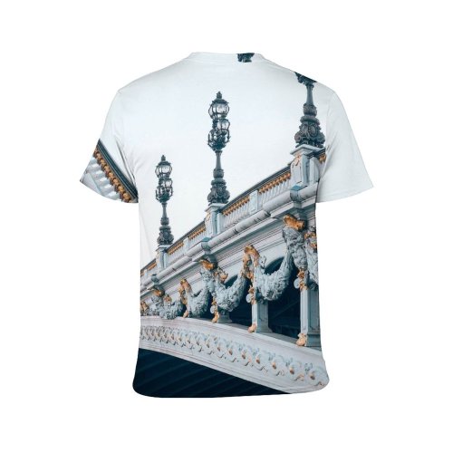 yanfind Adult Full Print T-shirts (men And Women) Aged Arch Architecture Art Assorted Bust City Classic Construction Space Daylight