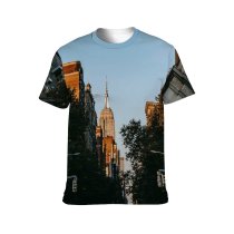 yanfind Adult Full Print T-shirts (men And Women) Aged America Ancient Arch Arched Architecture Archway Sky Building Center City