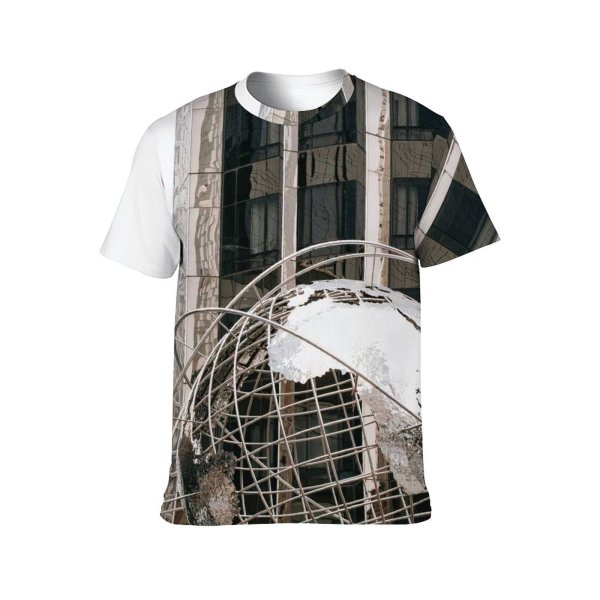 yanfind Adult Full Print T-shirts (men And Women) Accommodation America Apartment Avenue Building Center Central City Columbus Globe Commerce Complex