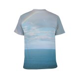 yanfind Adult Full Print T-shirts (men And Women) Aerial Aqua Atmosphere Bay Cloud Colorful Space Crystal Daylight Deep Drone Endless