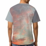 yanfind Adult Full Print T-shirts (men And Women) Backdrop Calm Cloud Cloudy Colorful Space Cumulus Evening Fluff From