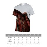 yanfind Adult Full Print T-shirts (men And Women) Aged Ancient Arch Architecture Bird Building City College Space Daytime Decorative