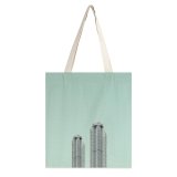 yanfind Great Martin Canvas Tote Bag Double Building Housing Urban Architecture City Colnbrook By white-style1 38×41cm
