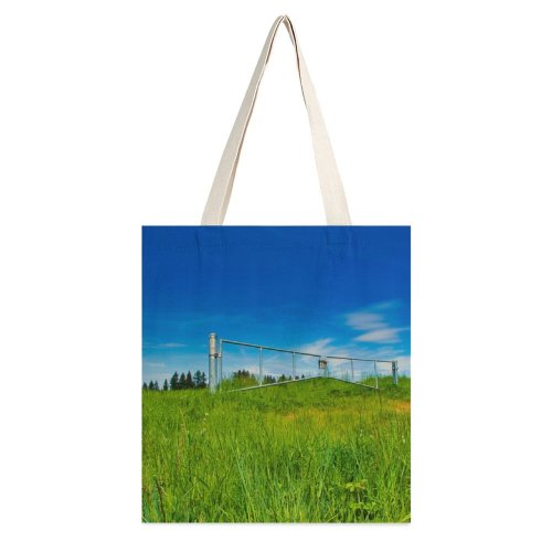 yanfind Great Martin Canvas Tote Bag Double Field Grassland Outdoors Grass Plant Countryside Happy Valley Usa Farm Meadow Rural white-style1 38×41cm