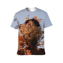 yanfind Adult Full Print T-shirts (men And Women) Anonymous Autumn Beauty Sky Botany Bouquet Cloth Colorful Space Face Daylight