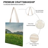 yanfind Great Martin Canvas Tote Bag Double Field Outdoors Grassland Countryside Farm Rural Meadow Uk Pasture Ranch Hill Newcastle white-style1 38×41cm