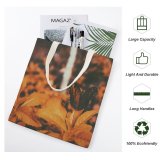 yanfind Great Martin Canvas Tote Bag Double Butterfly Leaf Kerala India Insect Flora Plant Invertebrate Explore Leaves Travel Forest white-style1 38×41cm