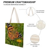 yanfind Great Martin Canvas Tote Bag Double Butterfly Insect Invertebrate Monarch Reptile Sea Turtle Plant Beautiful Colorful white-style1 38×41cm