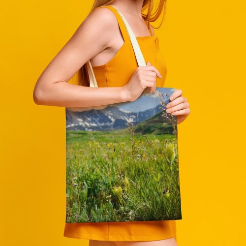 yanfind Great Martin Canvas Tote Bag Double Field Grassland Outdoors Meadow Peak Countryside Farm Rural Range United white-style1 38×41cm