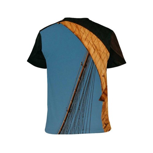 yanfind Adult Full Print T-shirts (men And Women) America Arch Architecture Attract Brick Brooklyn Building Center City Classic Cloudless