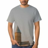 yanfind Adult Full Print T-shirts (men And Women) Aged Ancient Architecture Belief Believe Building Cathedral Catholic Cereal Church Countryside Faith