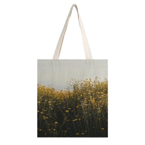 yanfind Great Martin Canvas Tote Bag Double Field Grassland Outdoors Countryside Farm Meadow Rural Marcos Usa Plant white-style1 38×41cm