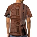 yanfind Adult Full Print T-shirts (men And Women) Aged Ancient Architecture Area Attract Building Carve City Classic Complex Construction